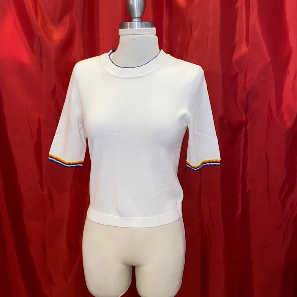 Frame Crop Top! New never worn! Sz S - so cute!